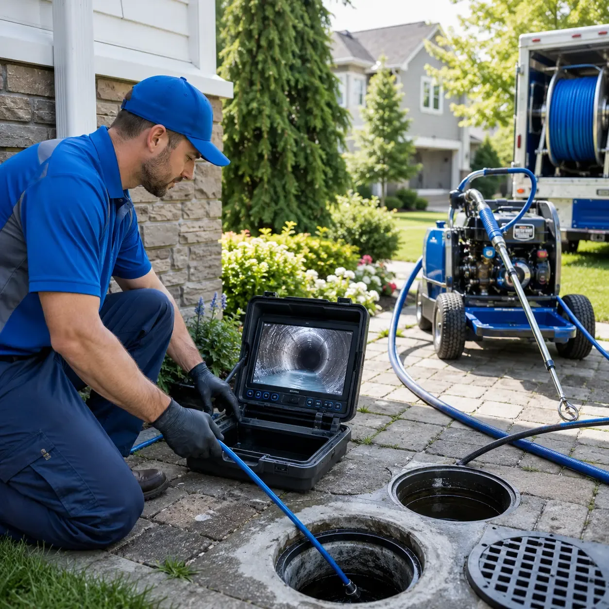 Outdoor drain cleaning professionals serving Thrall, TX